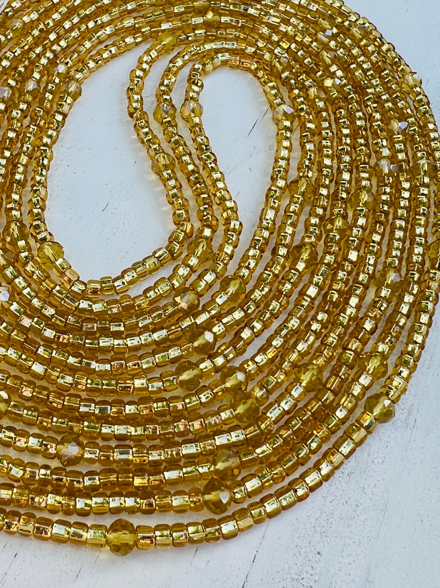 Goldie with Gold Crystals