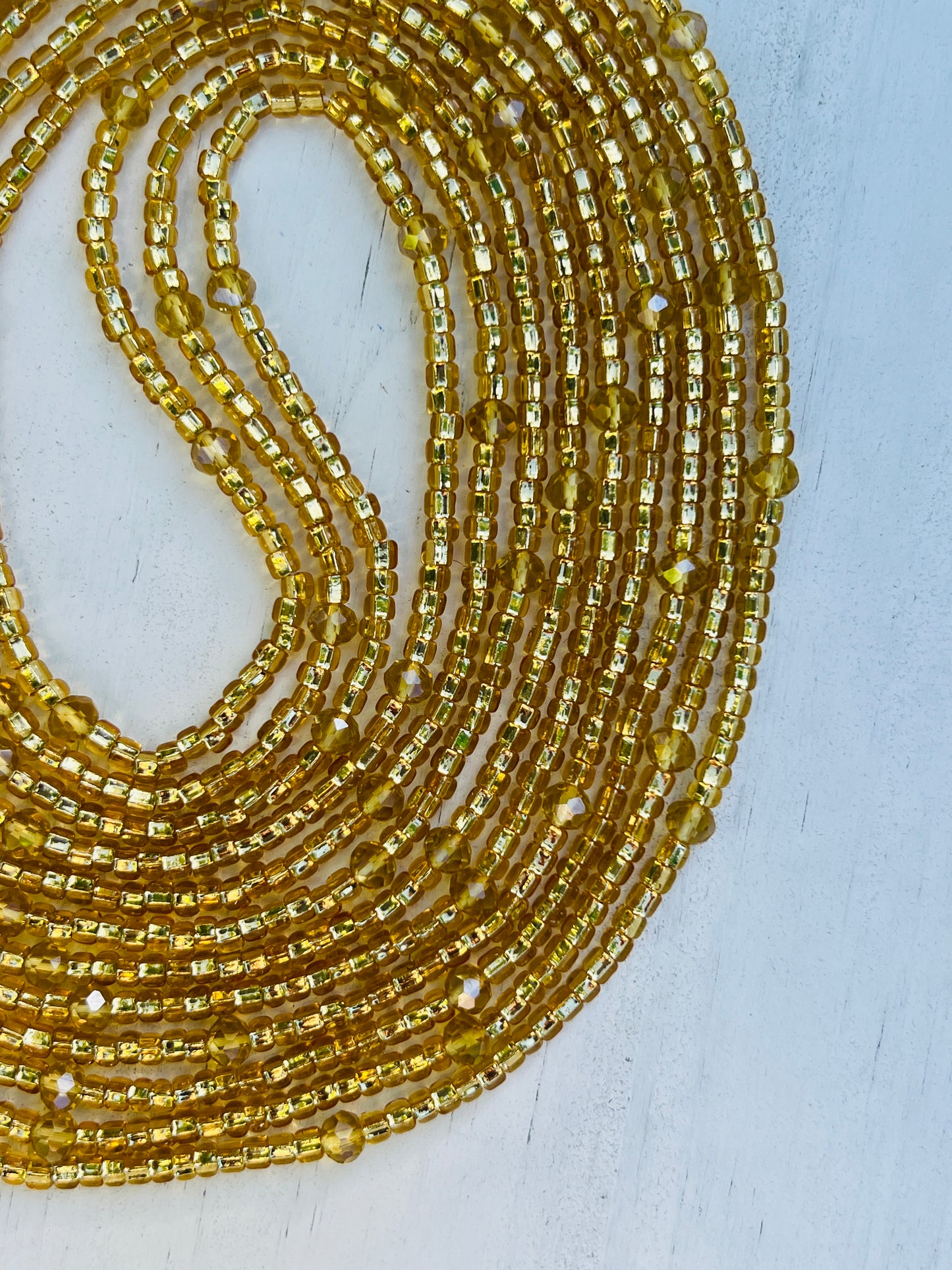 Goldie with Gold Crystals