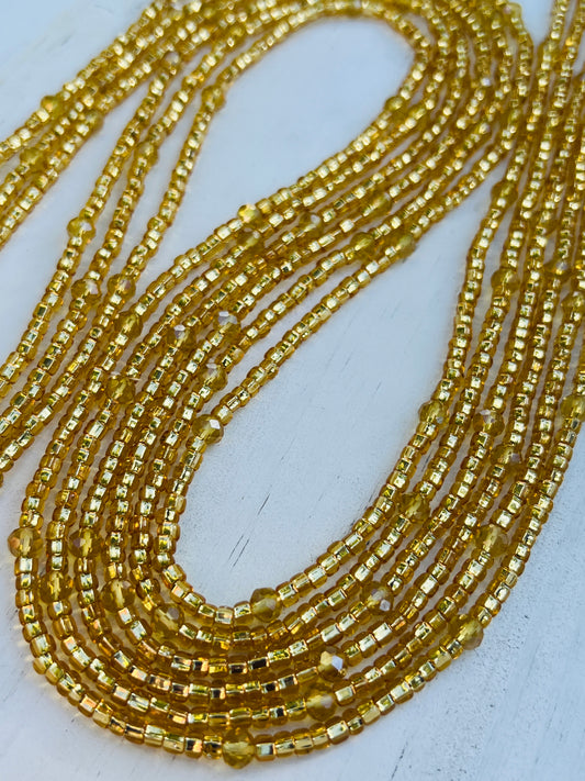 Goldie with Gold Crystals